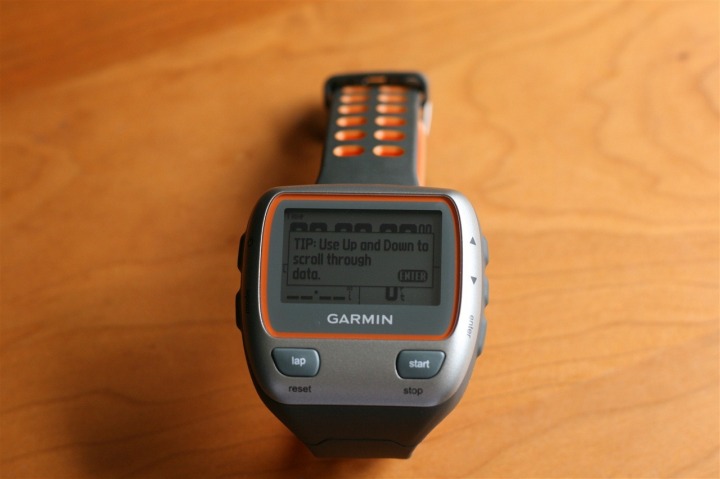 Garmin 310XT First Power On Garmin 310XT First Power On